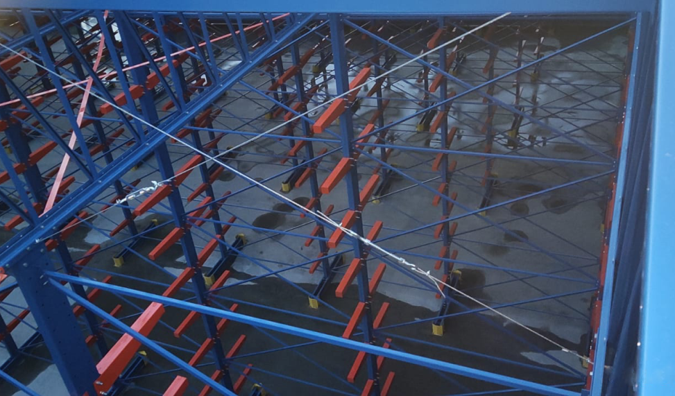 Строительство снс склада на консольных стеллажах