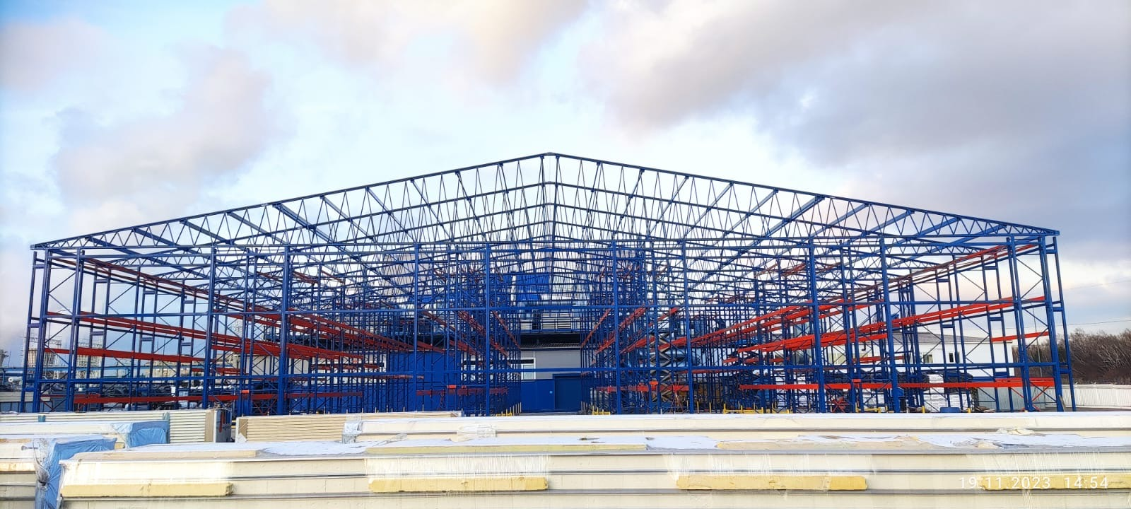 Выполнение работ по строительству снс склада в Московской области