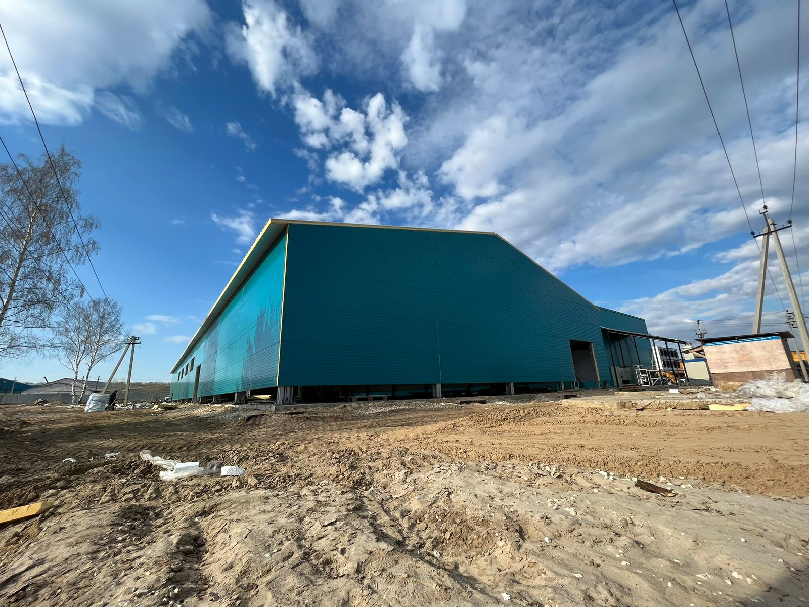 Строительство самонесущего склада ЛСТК во Владимирской области