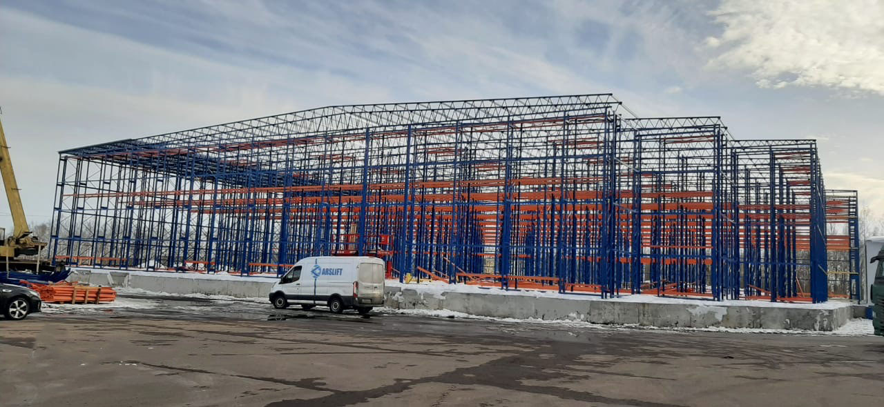 Строительство самонесущего склада в Калуге