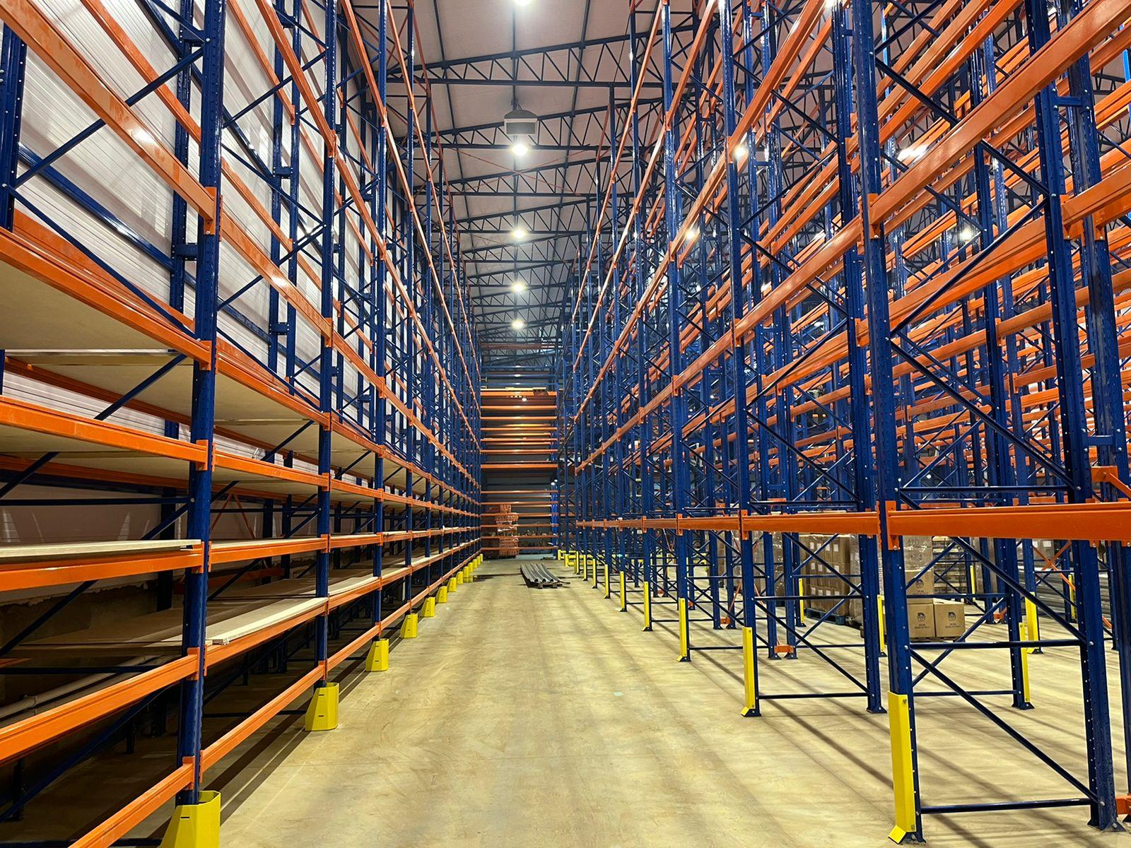 Организация узкопроходной системы хранения