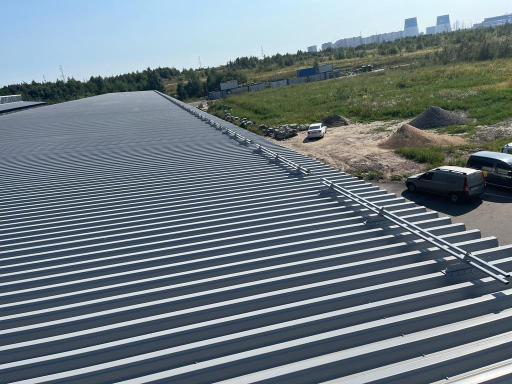 Снегозадержание для самонесущего склада