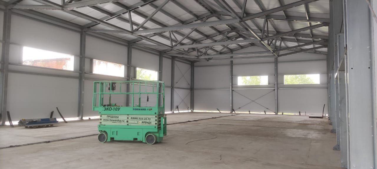 Проектирование ангаров из ЛСТК