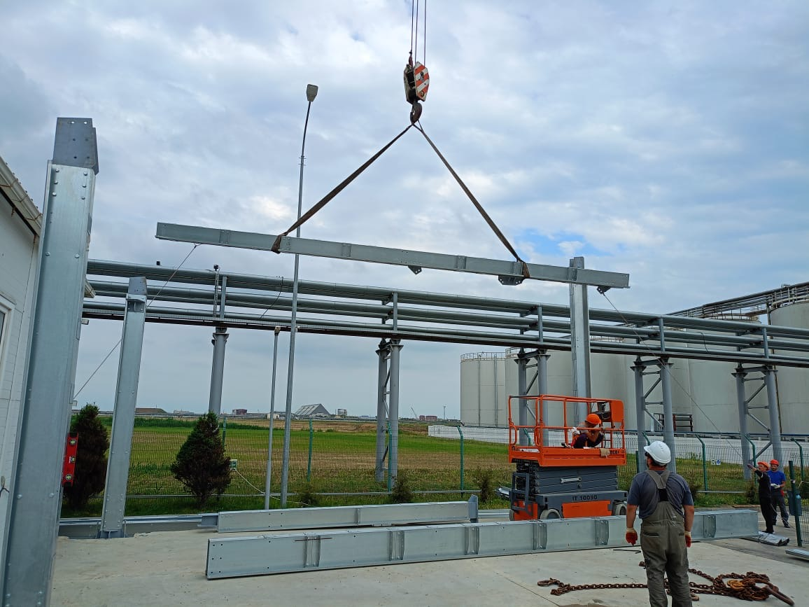 Строительство зданий АБК на базе ЛСТК