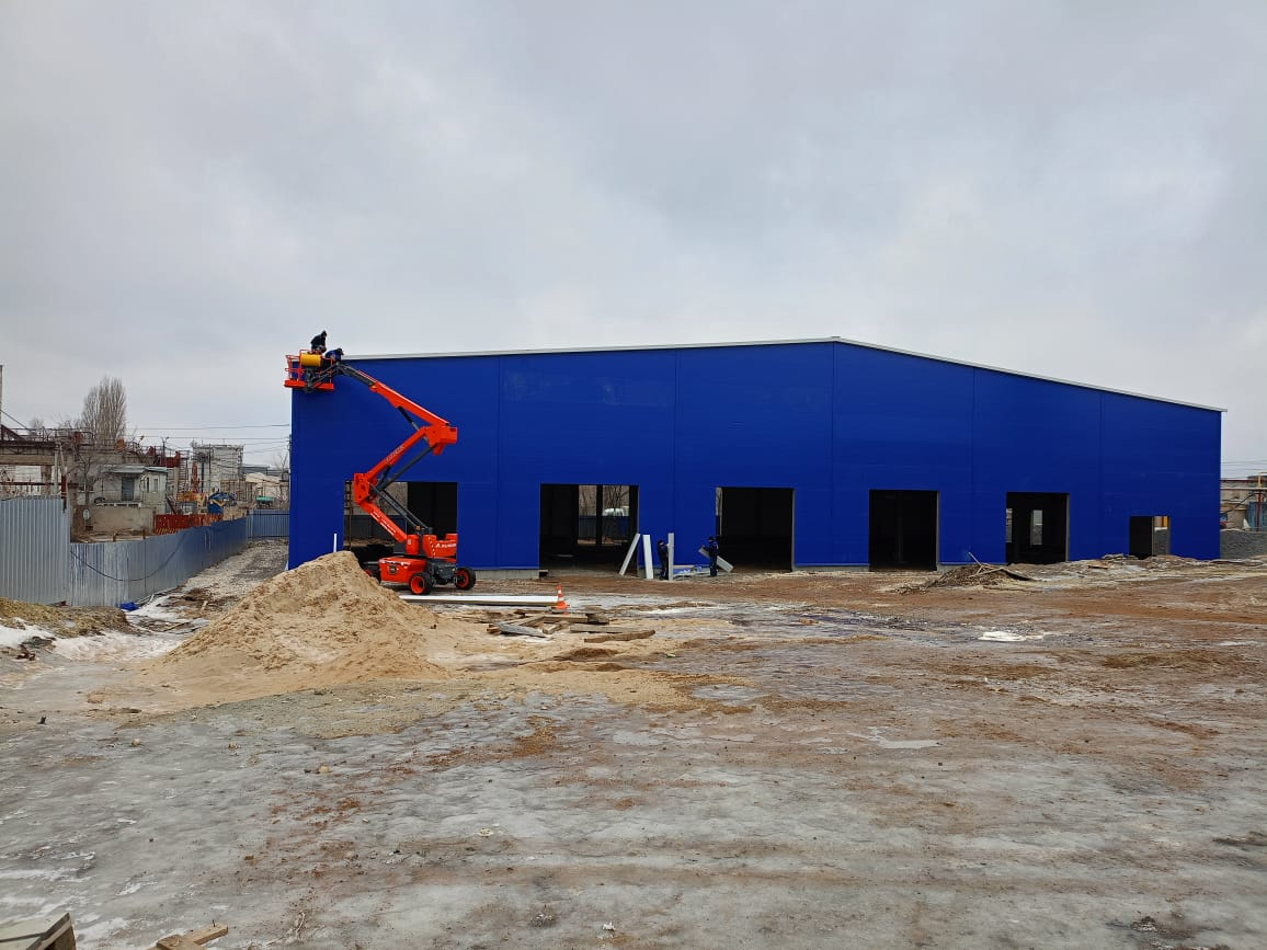 Строительство быстровозводимого склада из ЛСТК