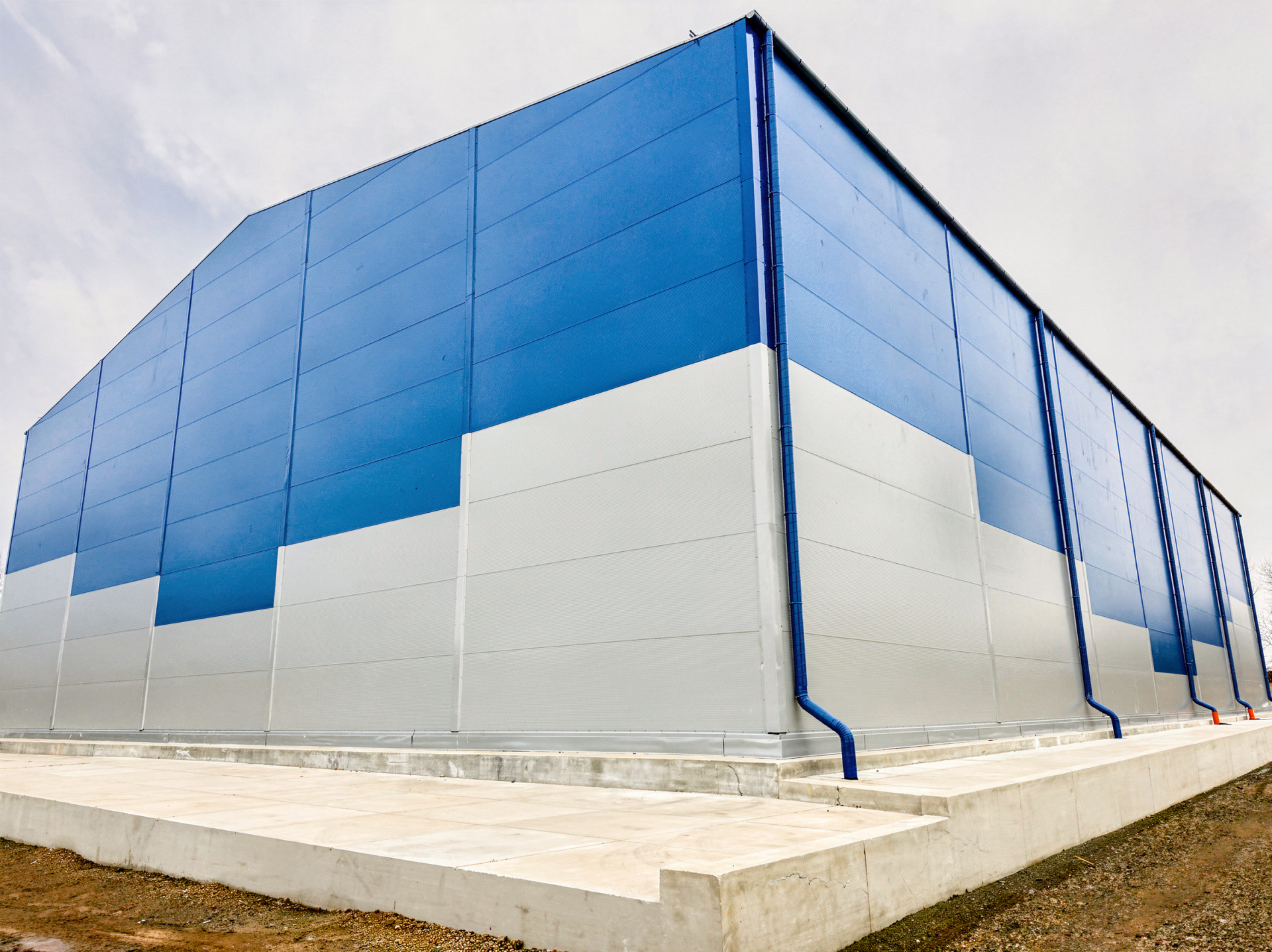 Строительство быстровозводимого самонесущего склада